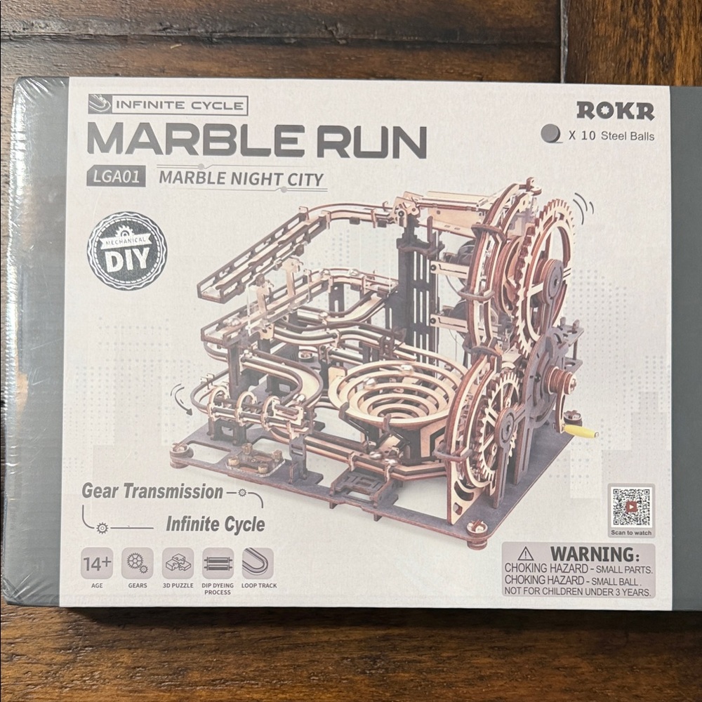 ROKR Marble Run Wooden Mechanical Puzzle – New in Box –LGA01